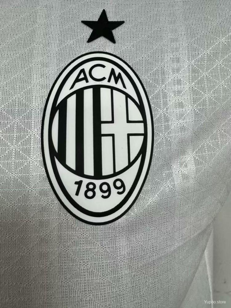 AC Milan Away White Jersey-Player Version