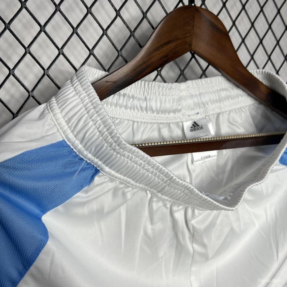 Argentina 24/25 Home White Shorts-Fans Version