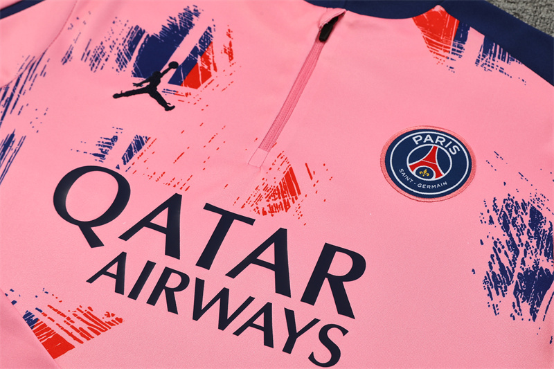 PSG  24/25 kids  Long sleeves half-zip training suit Top + pants