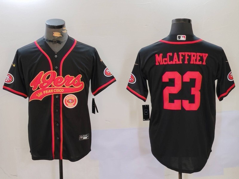 NFL 49ers City Royals McCAFFREY No. 23  baseball uniform