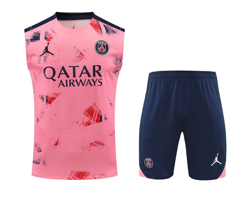 PSG 24/25 Adults sleeveless Jersey+Shorts ﻿