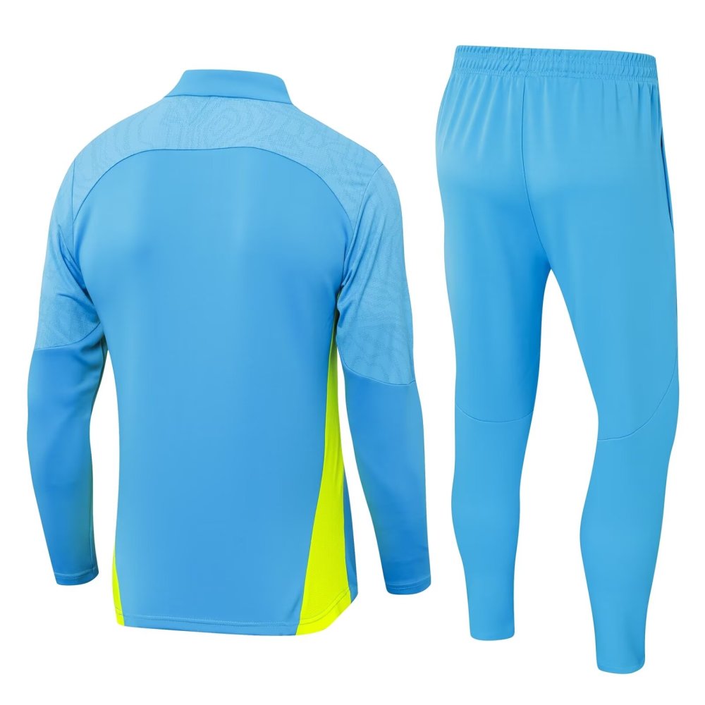 Manchester City 24-25 Adults Long sleeves half-zip training suit Top + pants