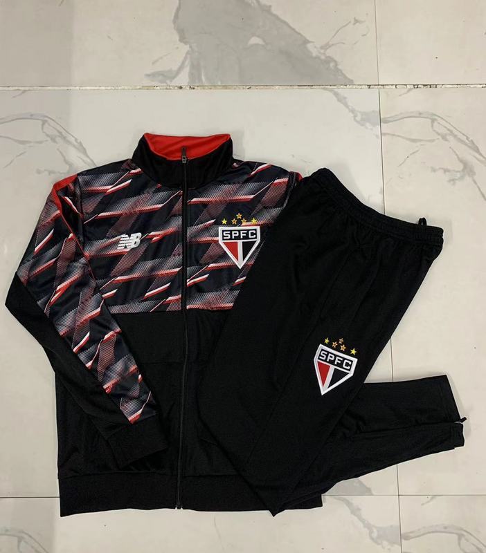 Sao Paulo 24/25 KIDS Long Zipper Training Jersey top + pants