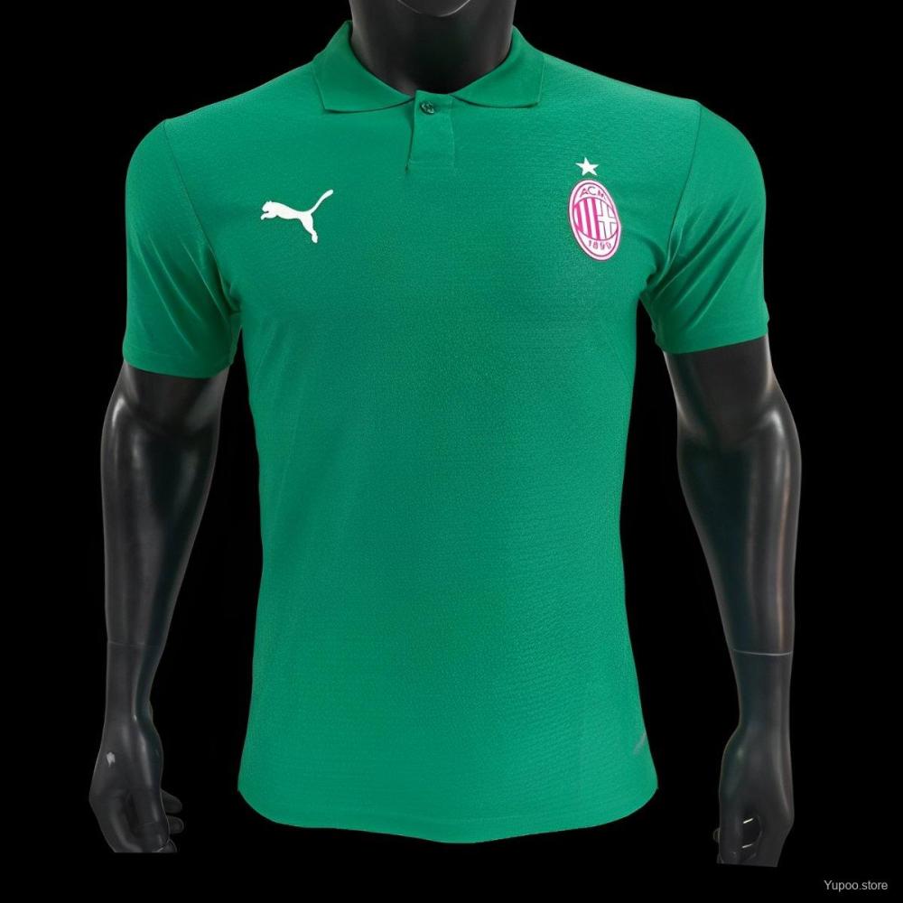 AC Milan 24/25 Green Polo Jersey-Player Version