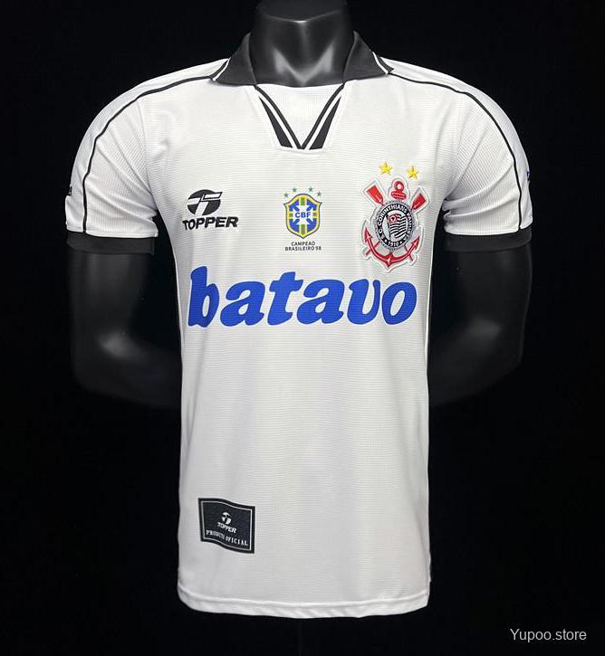 Corinthians Retro 1999 Home Stadium Jersey Player Version