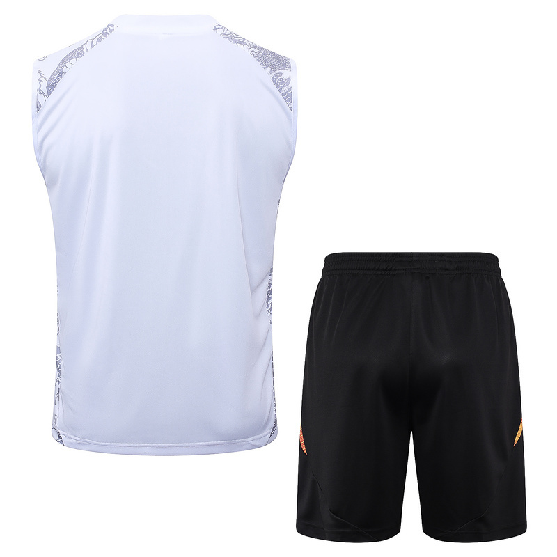 Real Madrid 24/25 Adults sleeveless  Jersey+Shorts ﻿