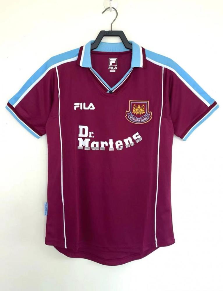 West Ham United Retro 1999-2001 season home jersey