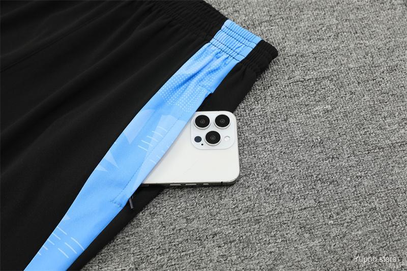 Argentina 24-25 adult long sleeved half zip training suit with top and pants