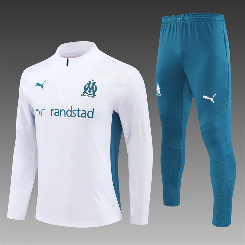 Olympique Marseille  24/25 Adults Long sleeves half-zip training suit Top + pants