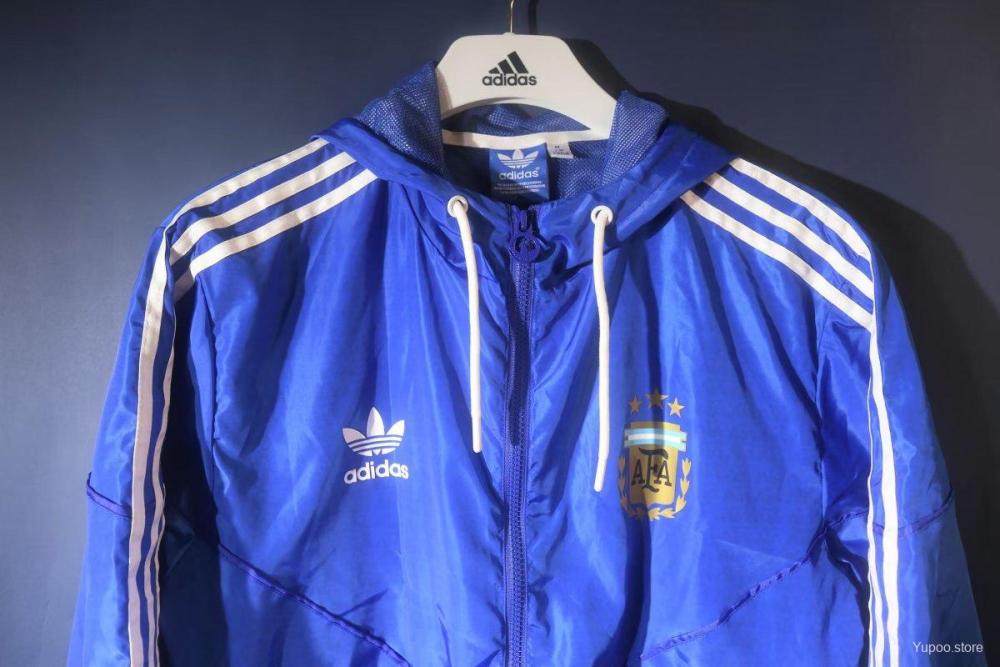Argentina 2024 Blue Long sleeves zipper Windbreaker
