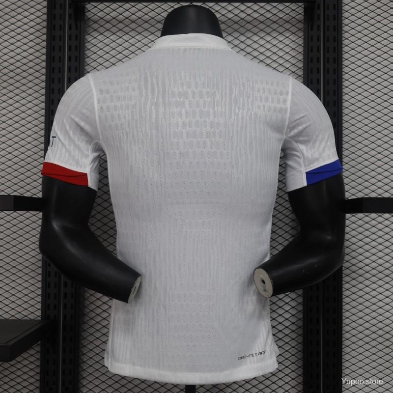 PSG 24/25 Player Version Away White Jersey