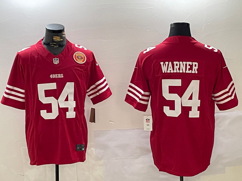 NFL 49ers City Royals WARNER No. 54  baseball uniform