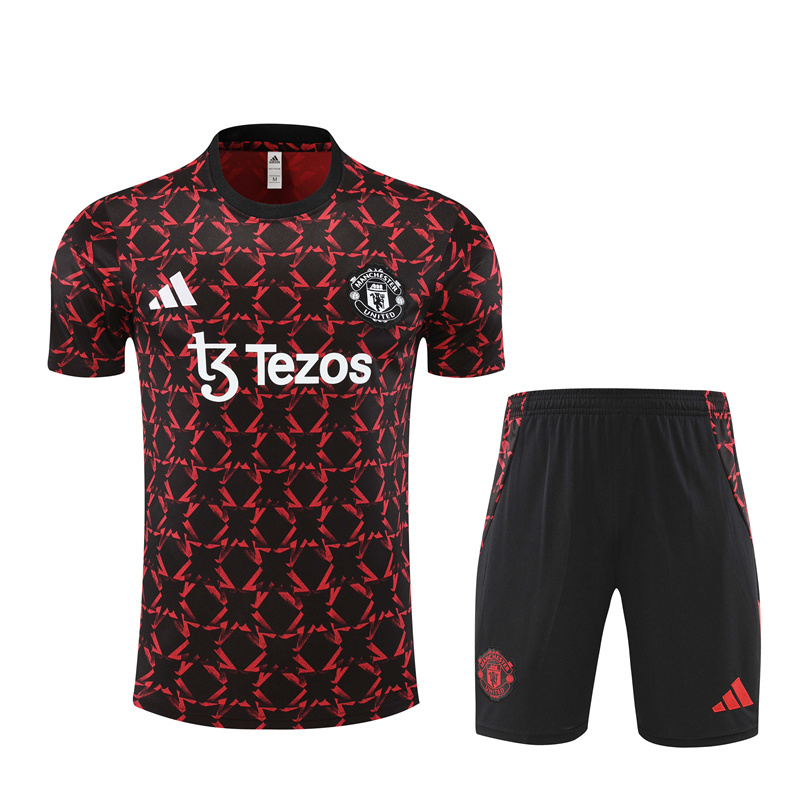Manchester United 24/25 kids Short Sleeve Jersey+Shorts ﻿