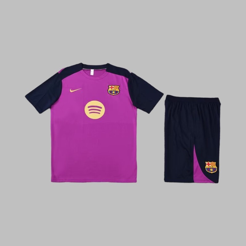 Barcelona 25/26 Adults short sleeved training suit with top and pants