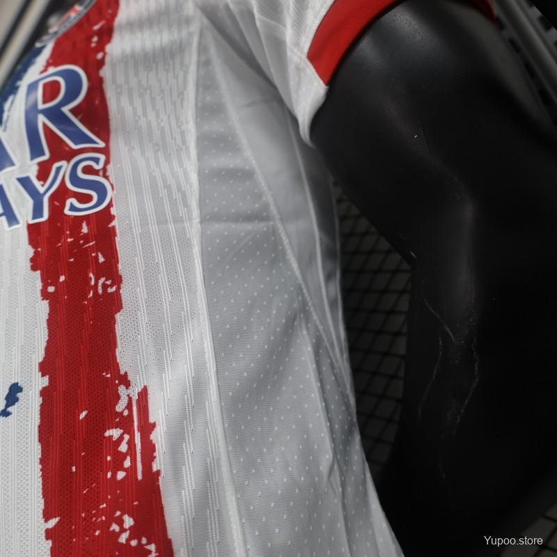 PSG 24/25 Player Version Away White Jersey
