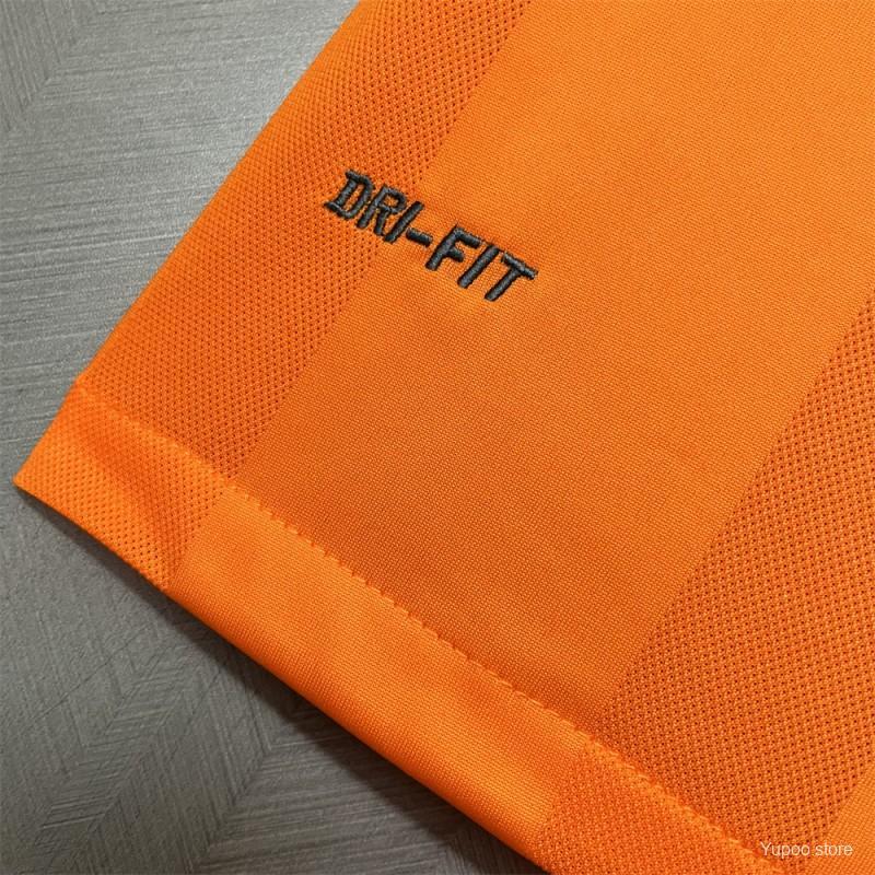 Corinthians Retro 2010 Goalkeeper Orange Soccer Jersey