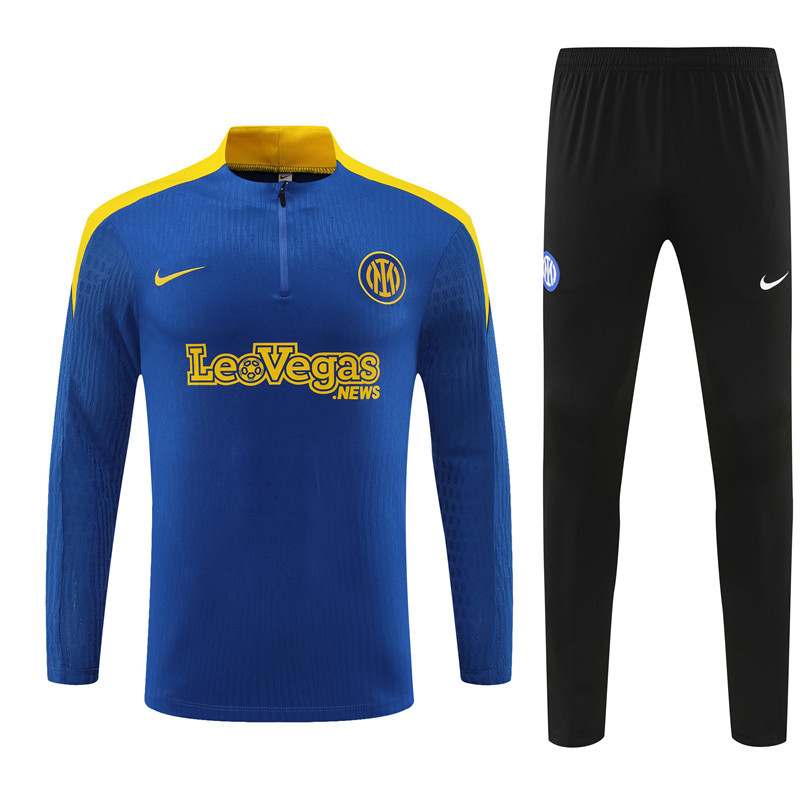 Inter Milan 24-25 adult half-zip training suit Top + pants