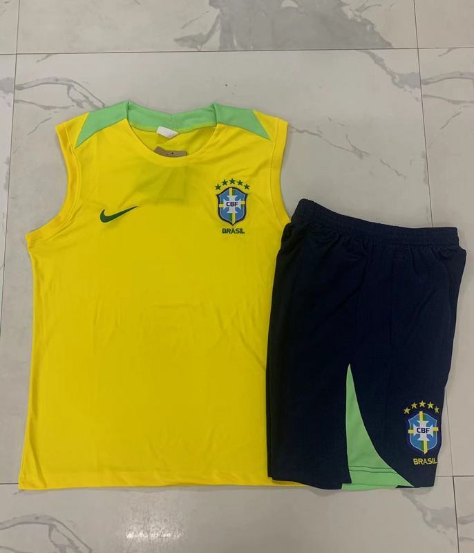 Brazil  24/25 Adult Sleeveless Shirt+Shorts