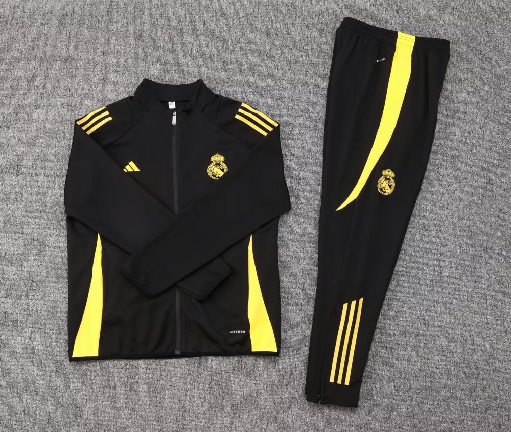 Real Madrid 24-25 Adults Long Zip Training Jersey Top + pants