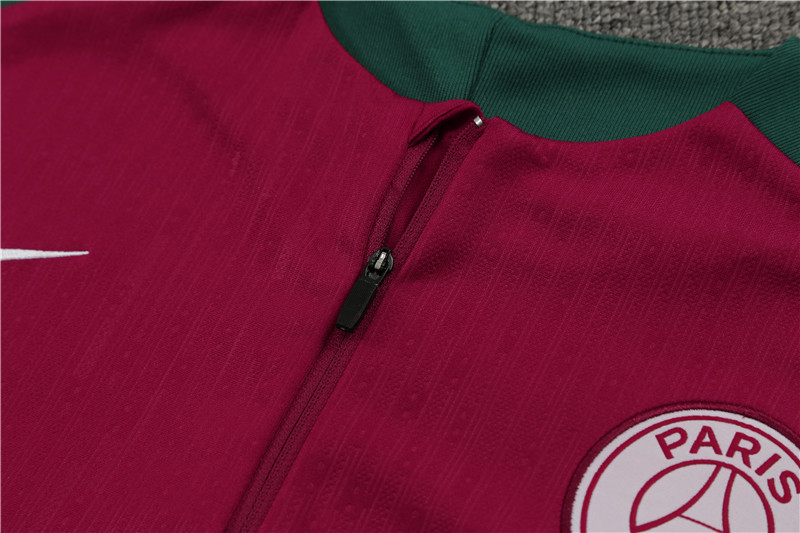 PSG  24/25 kids  Long sleeves half-zip training suit Top + pants