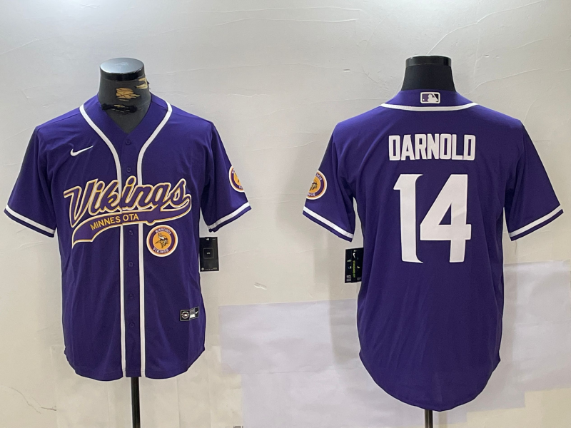 NFL Vikings City Royals  baseball uniform