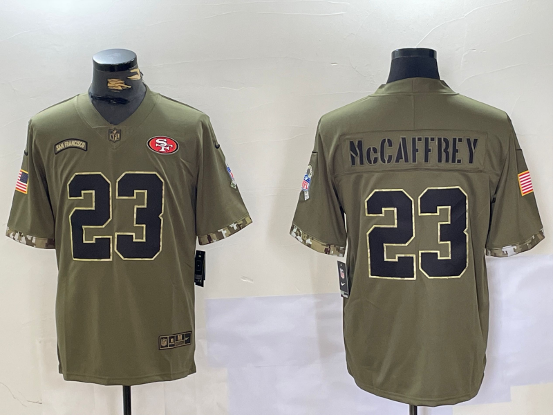 NFL 49ers City Royals McCAFFREY No. 23  baseball uniform