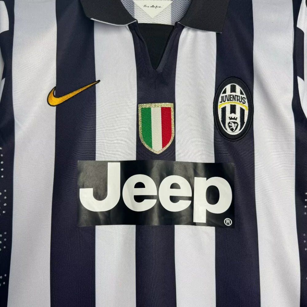 Juventus retro 2014-2015 season home long sleeved jersey