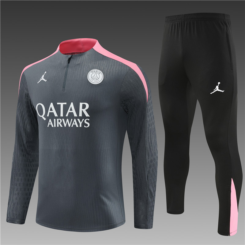 PSG  24/25 kids  Long sleeves half-zip training suit Top + pants