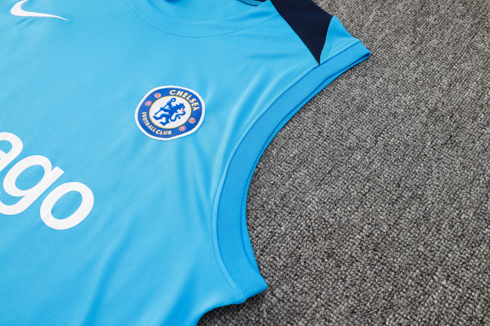 Chelsea 24/25 Adults sleeveless  Jersey+Shorts ﻿