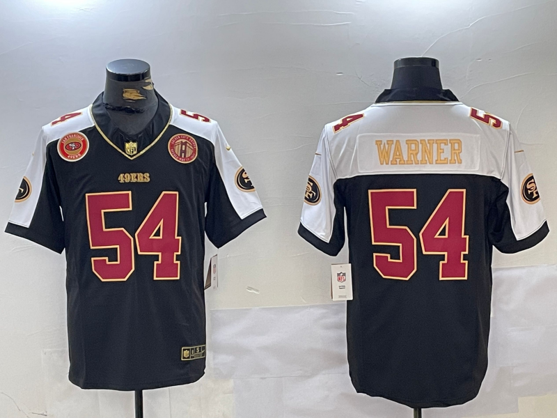 NFL 49ers City Royals WARNER No. 54  baseball uniform