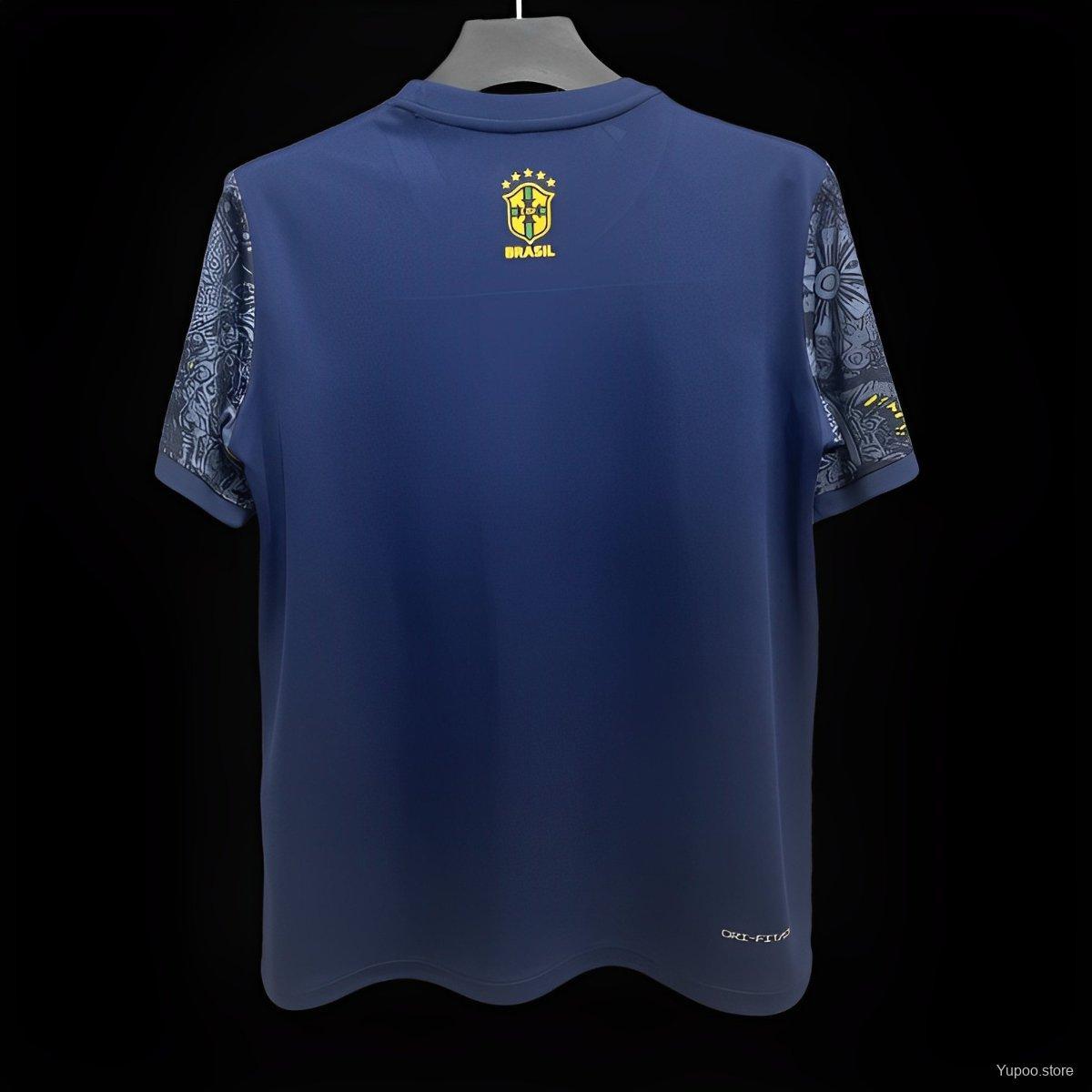 Brazil 2024 Copa America Goalkeeper Concept Jersey- Fans Version