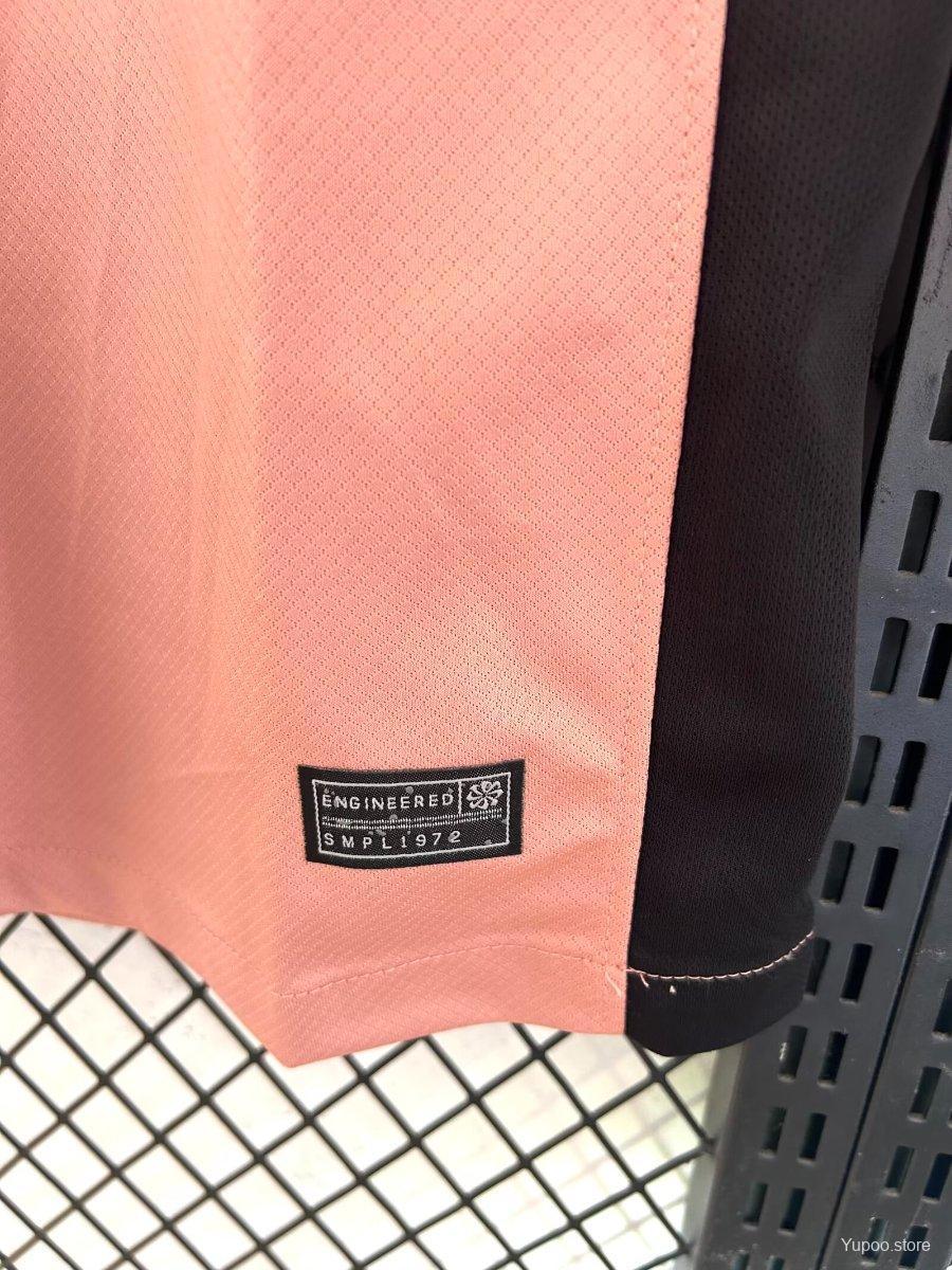 PSG 24/25  Third Pink Long Sleeve Jersey   FANS