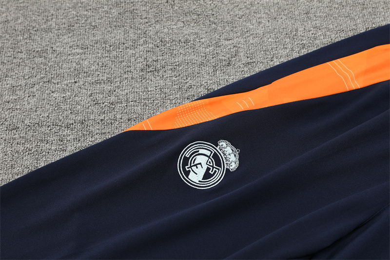 Real Madrid  24/25 Adults  Long sleeves  half-zip training suit Top + pants