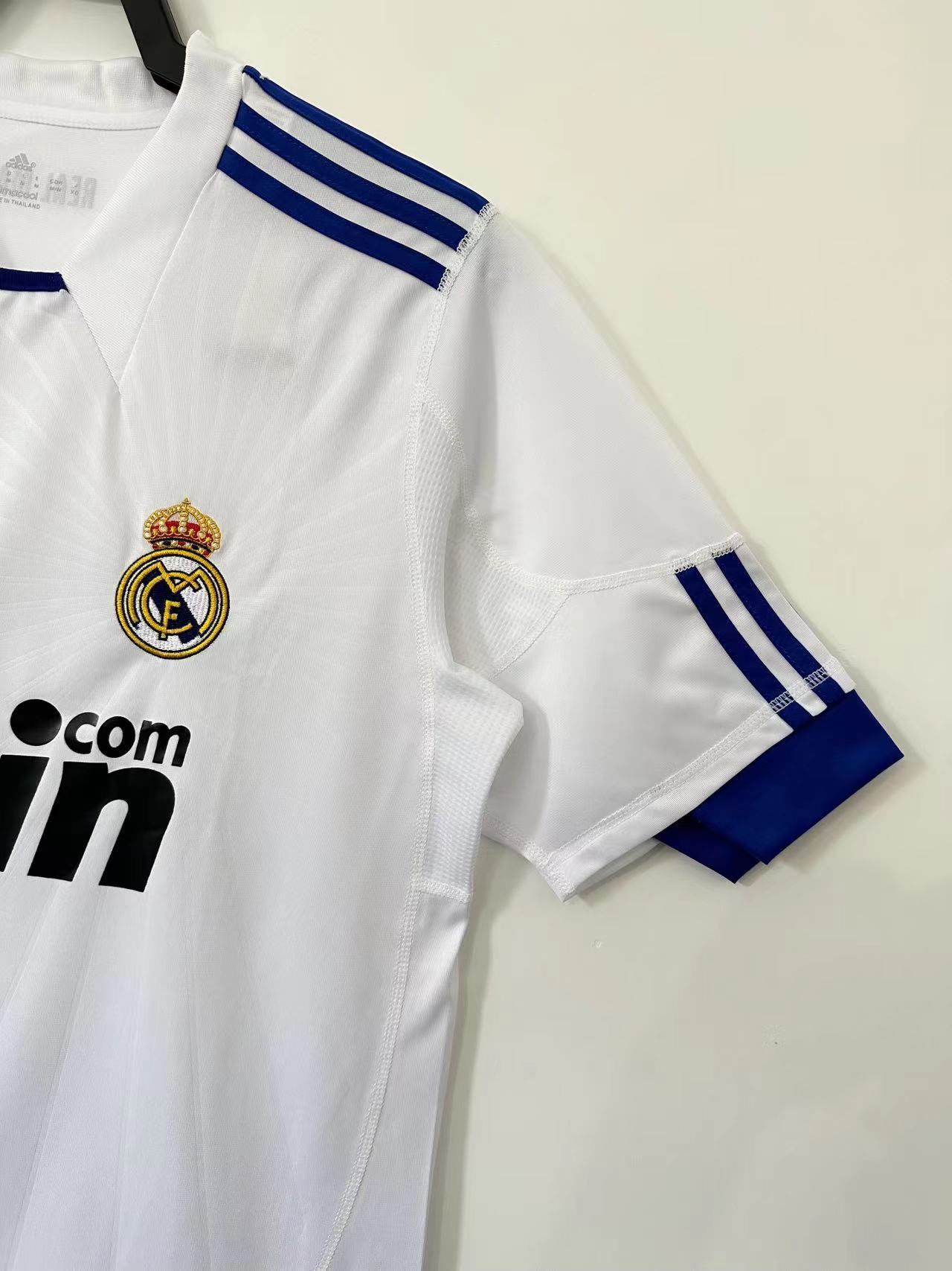 Real Madrid Retro 2010-2011 home court jersey