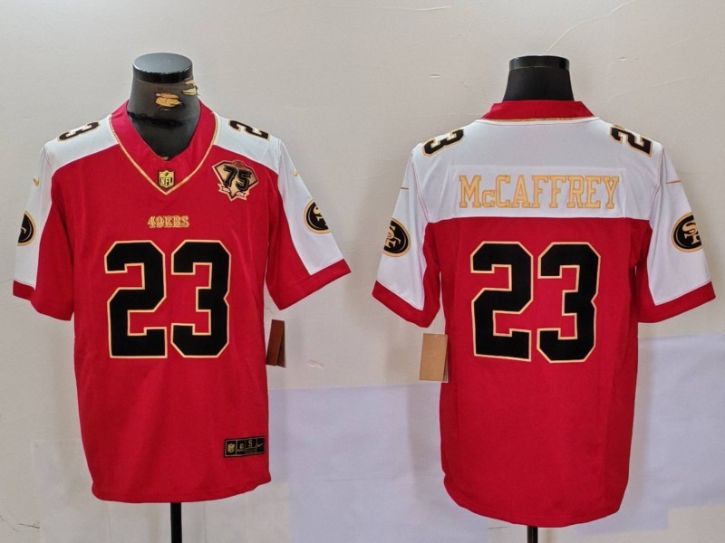 NFL 49ers City Royals McCAFFREY No. 23  baseball uniform
