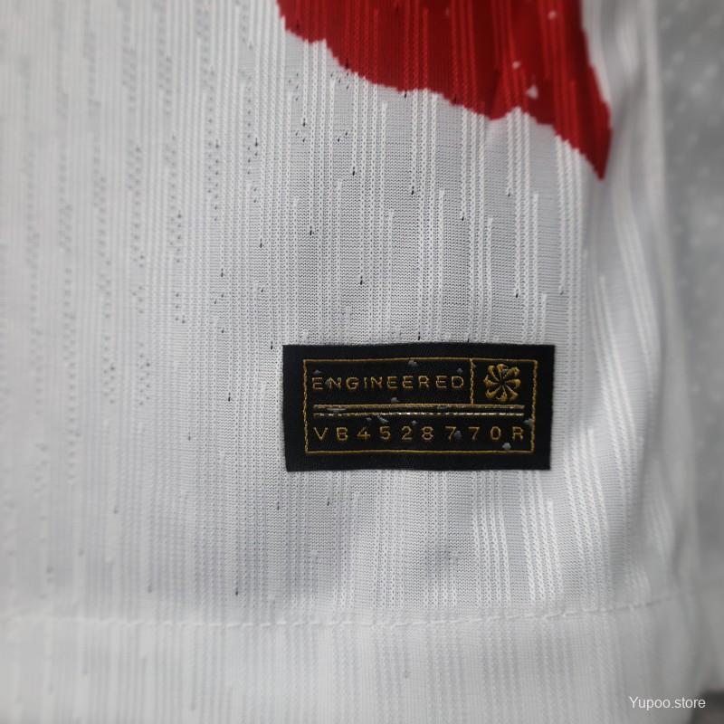 PSG 24/25 Player Version Away White Jersey