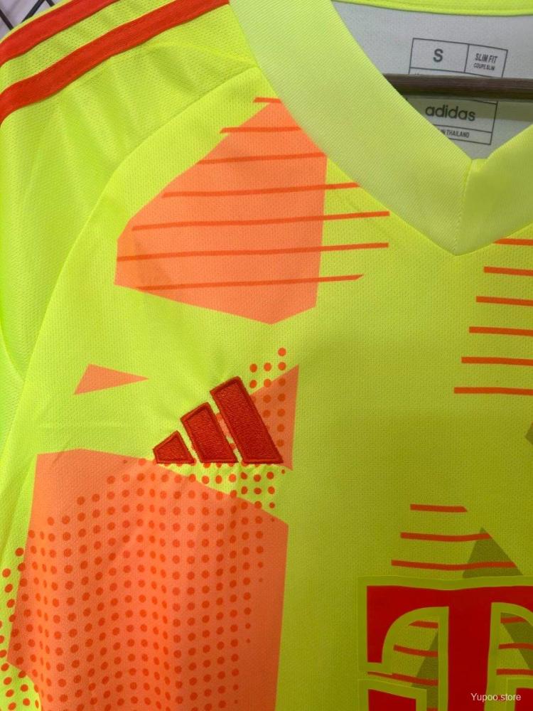 Bayern Munich 24/25 Green Goalkeeper Jersey- Fans Version