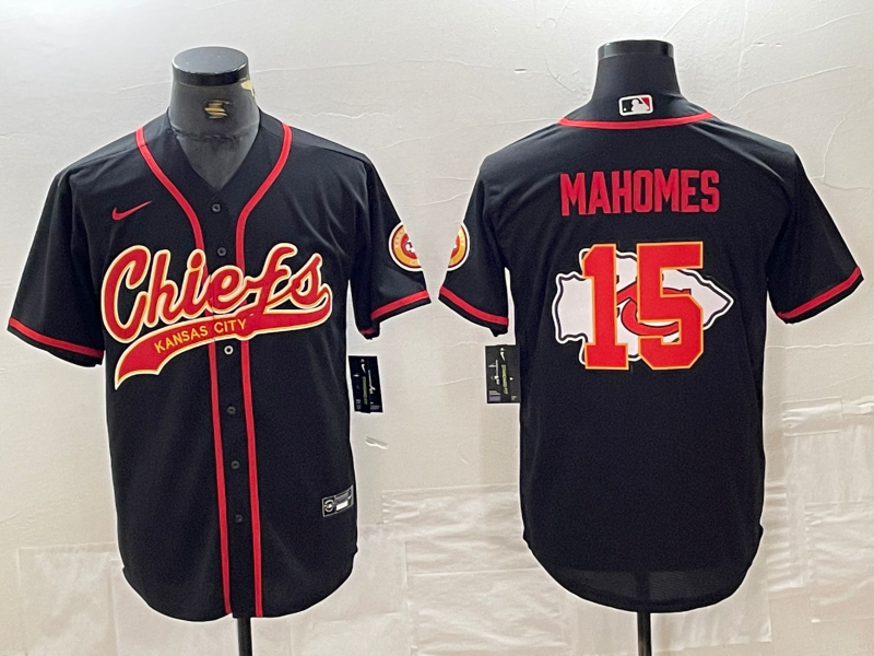 NFL Chiefs City Royals MAHOMES No. 15  baseball uniform