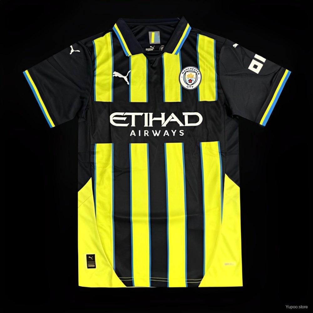 Manchester City 24/25 Away Yellow Jersey- Fans Version