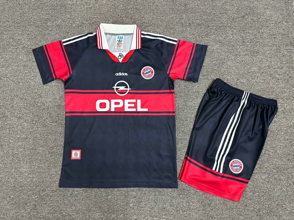 97-99 Bayern Munich Home Kids Retro Kit