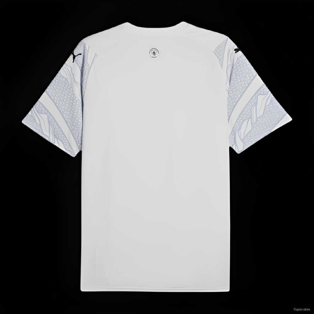 Manchester City 24/25 Dragon White Jersey- Fans Version