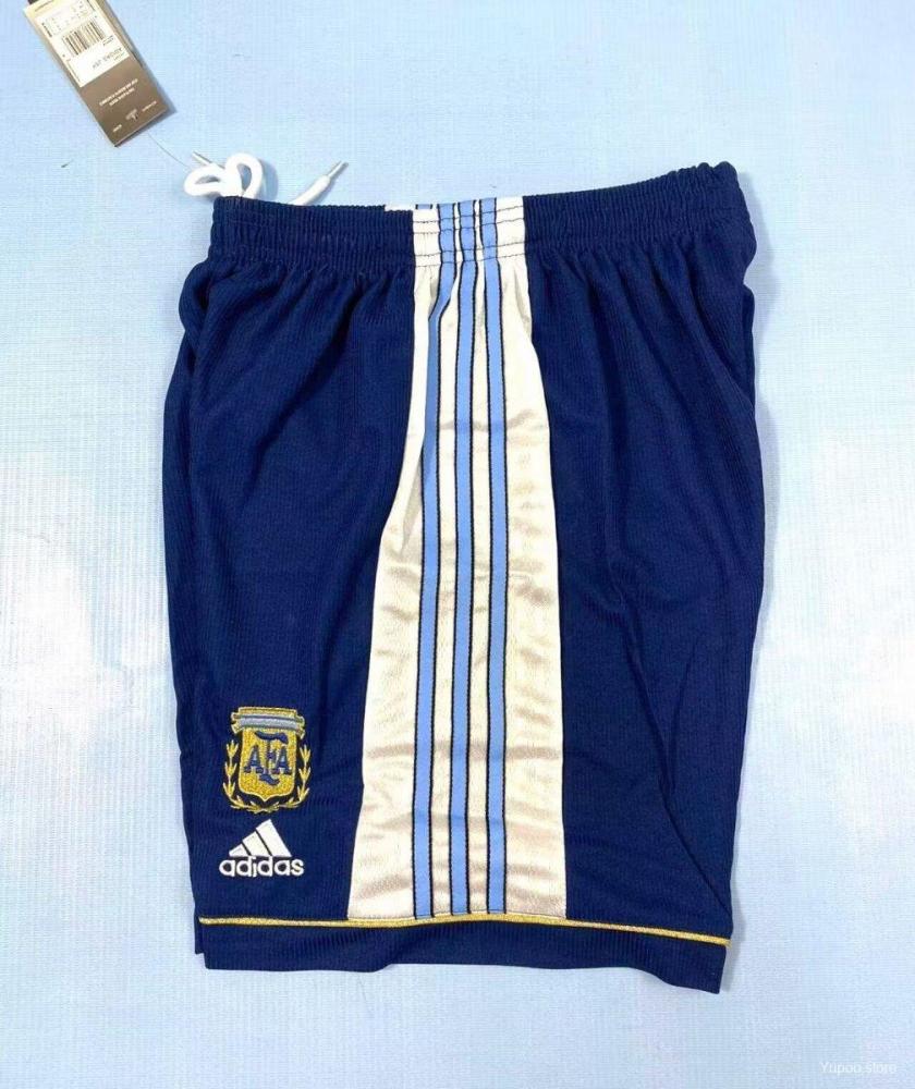 Argentina Retro 1998 Home Shorts