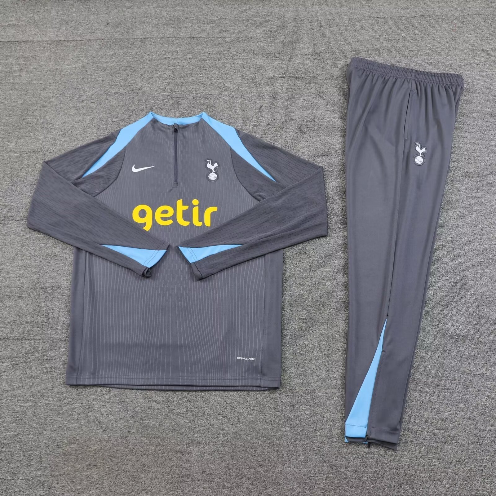 Tottenham 24-25 KIDS Long sleeves half-zip training suit Top + pants