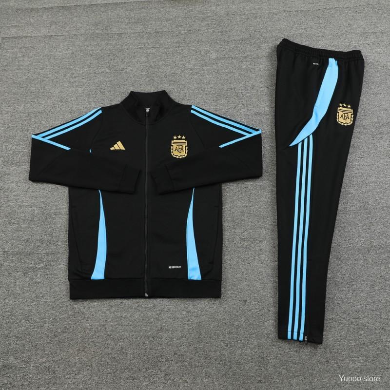 Argentina 24/25 Adults Long Zipper Training Jersey top + pants