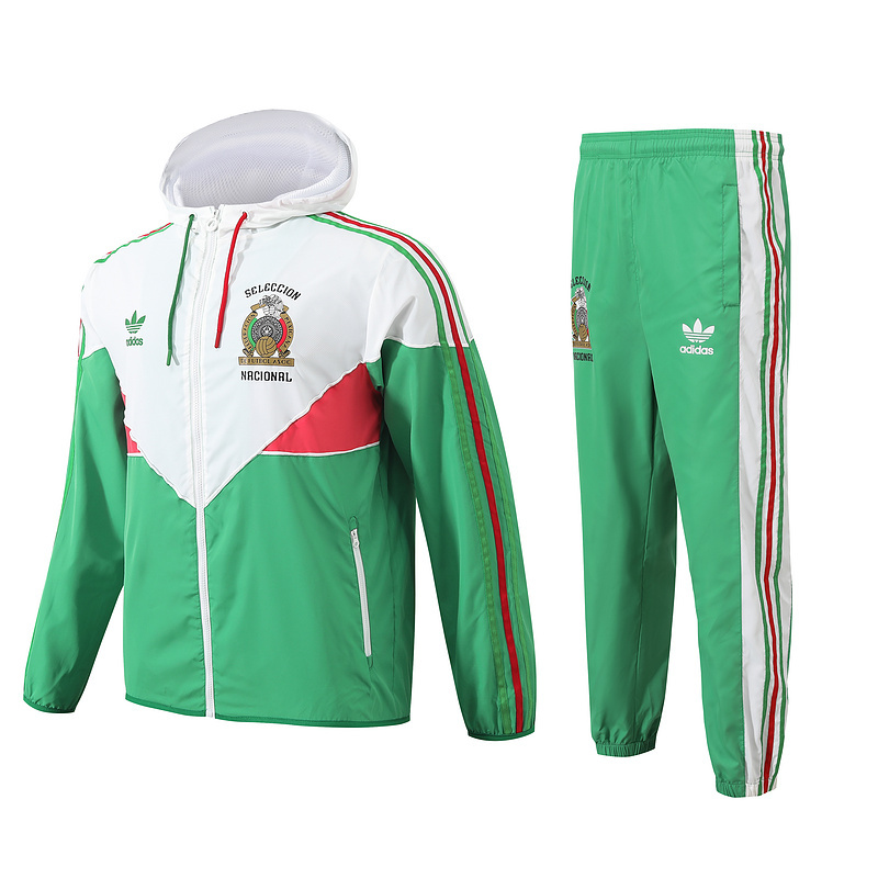 Mexico 2024 Long sleeves zipper Windbreaker