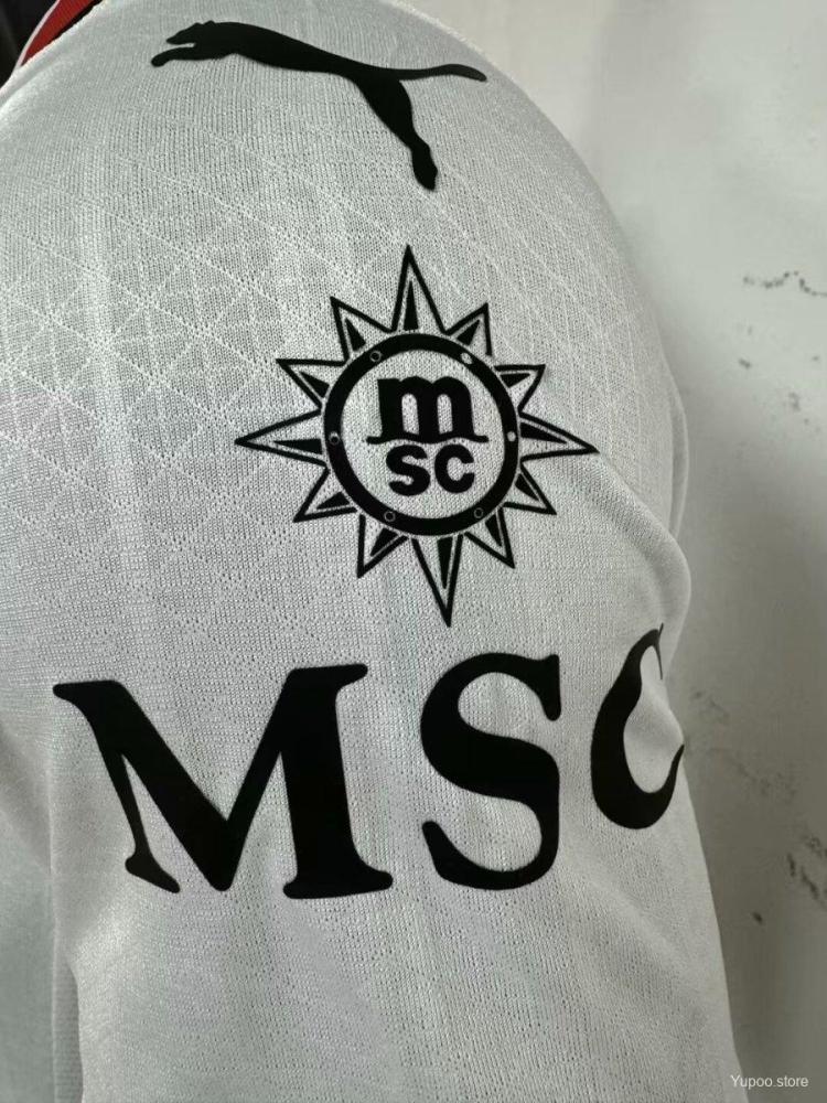 AC Milan Away White Jersey-Player Version