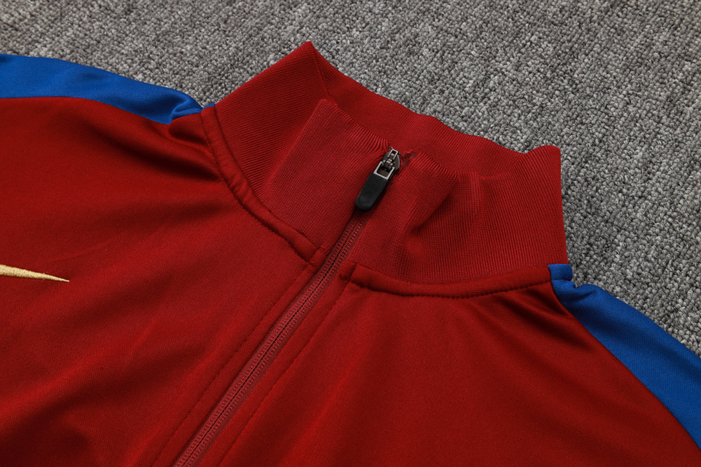 Barcelona 24-25 Adults Long Zipper Training Jersey  top + pants