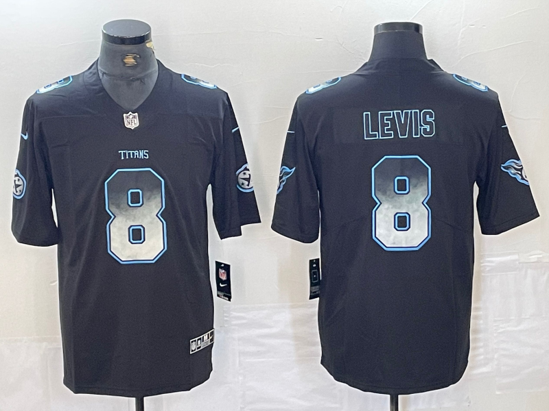 NFL Titans City Royals LEVIS No. 8  baseball uniform