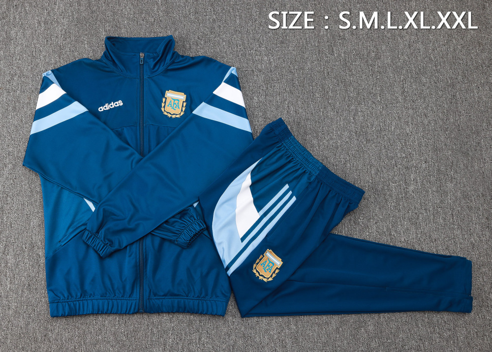 Argentina 24/25 Adults Long Zipper Training Jersey top + pants
