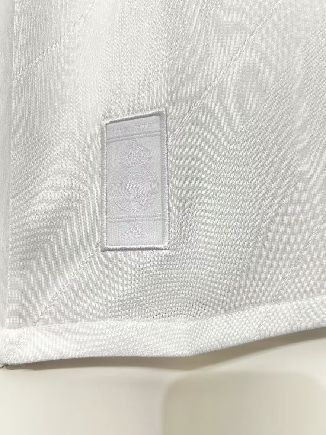 Real Madrid Retro 2017-2018 home court jersey